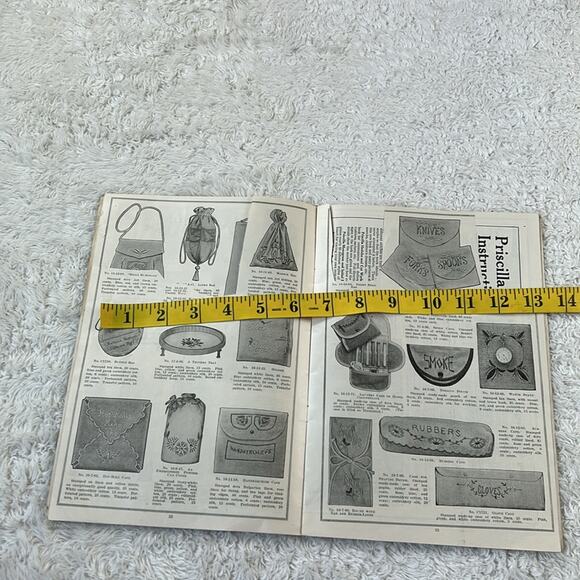 Antique Crochet Priscilla fancywork Designs magazines Princess Manual Vol 4 1910 - Picture 5 of 9